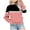 Pink, variant on EQWLJWE Girls Striped Color Block Sweatshirts Kids Crewneck Long Sleeve Loose Fit Fall Pullover Tops Pink for 2-3 Years