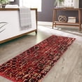 thumbnail image 5 of Rugs.com Saturn Collection Rug – 9 Ft Runner Burgundy Medium Rug Perfect For Hallways, Entryways, 5 of 9