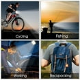 thumbnail image 4 of CNKOO COB Small Flashlight COB Keychain Flashlight 800Lumens Rechargeable LED Mini Pocket Magnetic Flashlight Bright Portable Work Light 3 Light Mode for Fishing Walking, 4 of 7