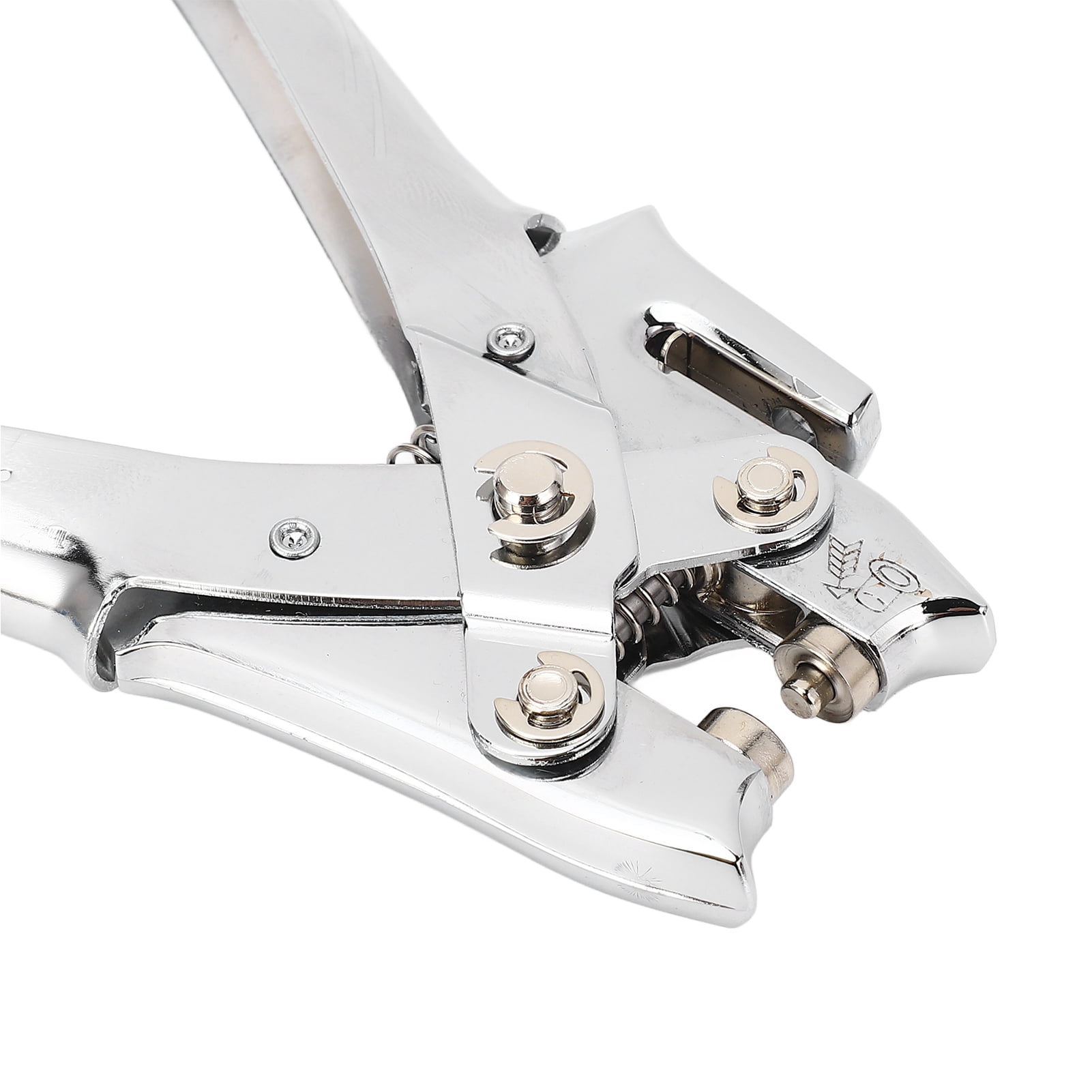 YAHHU 5mm Eyelet Hole Puncher Labor Saving Manual Grommet Pliers Punching Tool, Heavy Duty 30 Sheets Capacity For A4 Paper, Leather, Belts, And Crafts