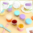 thumbnail image 4 of AOWOO 18 Pack 2.7 Oz Salad Dressing Container To Go with Lids, Plastic Reusable Condiment Cups Containers, Dishwasher and Microwave Safe Tiny Sauce Containers, 4 of 7