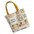 thumbnail image 1 of Bolsa de lona con estampado floral, bolsa de lona para mujer, bonita bolsa de lona reutilizable, bolsa de lona, diseño de última generación, 1 of 9