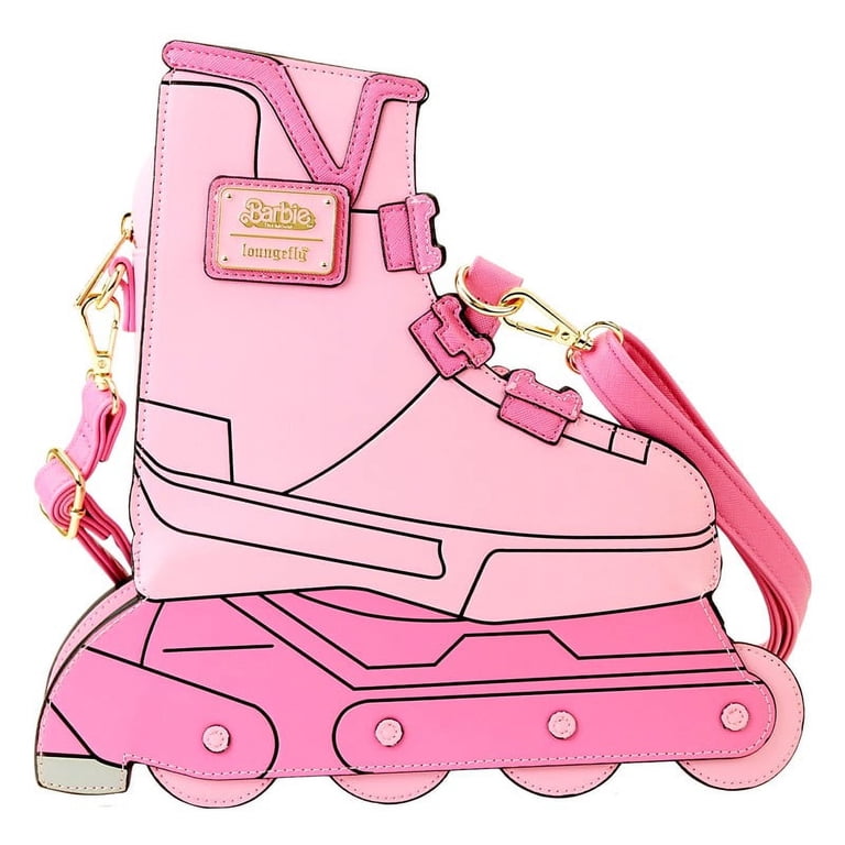 Loungefly Barbie Roller Skate Crossbody Bag Pink Novelty NWT Movie Collection MTTB0013-  main image 4