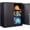 Black, variant on Metal Storage Cabinet with Doors and Shelves,Garage Storage Cabinet with Lock,Black Grey Metal Cabinets with Locking Doors,Steel Cupboard for Home,Office,Garage Cabinets 36" H