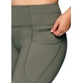 thumbnail image 3 of RBX Active Women's Plus Size Full Length High Waist Fleece Lined Leggings with Pockets, 3 of 9