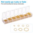 thumbnail image 4 of Uxcell 1 Set Jewelry Making Accessories Set, Open Jump Ring Gold Tone, 4 of 6