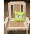 thumbnail image 4 of Carolines Treasures BB3781PW1818 English Setter Checkerboard Green Fabric Decorative Pillow, 4 of 5