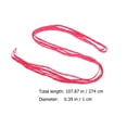 thumbnail image 2 of 1 Paire de Lacets en Polyester Lacets en Cire pour Chaussures à Roulettes (Rose), 2 of 7