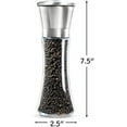 thumbnail image 5 of GUTALOR Salt and Pepper Grinder,Stainless Steel Refillable Salt & Peppercorn Shakers Adjustable Coarseness for Spices,Fresh Ground Pepper,Himalayan Or Sea Salts, 5 of 7