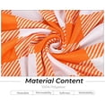 thumbnail image 4 of 4Pcs Fall Chair Slipcovers Orange White Buffalo Check Dining Chair Covers Protector Removable Stretch Elastic Seat Covers for Thanksgiving Party Kitchen Home Hotel Restaurant Ceremony Decor, 4 of 6
