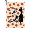 thumbnail image 2 of Halloween Cat Garden Flag 12x18 Vertical Double Sided Fall Autumn Outside Decorations Burlap Yard Flag, 2 of 7