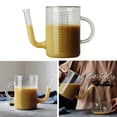 thumbnail image 2 of Filter Oil Glass Kettle with Scale Heat-resistant Cold Water Kettle Household Glass Juice Pot Simple Cold Water Container (1000ml), 2 of 8