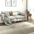 thumbnail image 3 of HOMCOM 32" Long Rectangle All Acrylic 15mm Thick Waterfall Coffee Table, Clear, 3 of 10