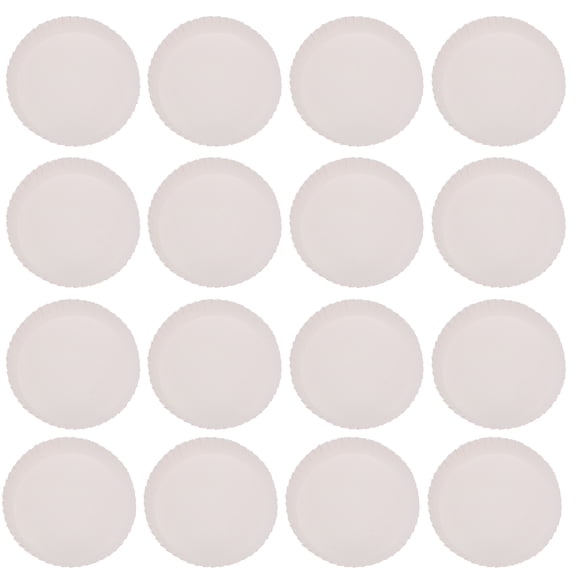 HOMOBABE Disposable Paper Cup Lids 100Pcs 2.8X2.8X0.6In For Restaurant