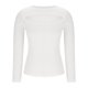 thumbnail image 5 of Camisas de vestir para mujer,Blusa de mujer de color liso, manga larga, cuello redondo, estilo jersey, camisa informal de poliéster, cómoda para uso diario, para casa y trabajo, sopatenor, 5 of 6