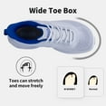 thumbnail image 2 of JOYFON Wide Toe Box Mens Running Shoes Arch Support for Orthotic Tennis Athletic Plantar Fasciitis Foot Pain Relief Sneakers US 8-13, 2 of 6