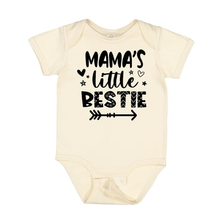 

Inktastic Mama s Little Bestie with Arrow and Hearts Gift Baby Boy or Baby Girl Bodysuit