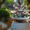 thumbnail image 4 of 2Pcs 7.9" Hummingbird Garden Stakes Acrylic Decorative Stakes Decor Indoor Outdoor Lawn Pathway Patio Ornaments Multi-Color, 4 of 4