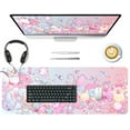 thumbnail image 2 of WISHTIME Desk Pad Protector, Mouse Pad, Office Desk Mat, Non-Slip Rubber Desk Blotter, Laptop Desk Pad, Waterproof Desk Writing Pad for Office and Home (31.5" x 11.8" x 0.08”Doll), 2 of 8
