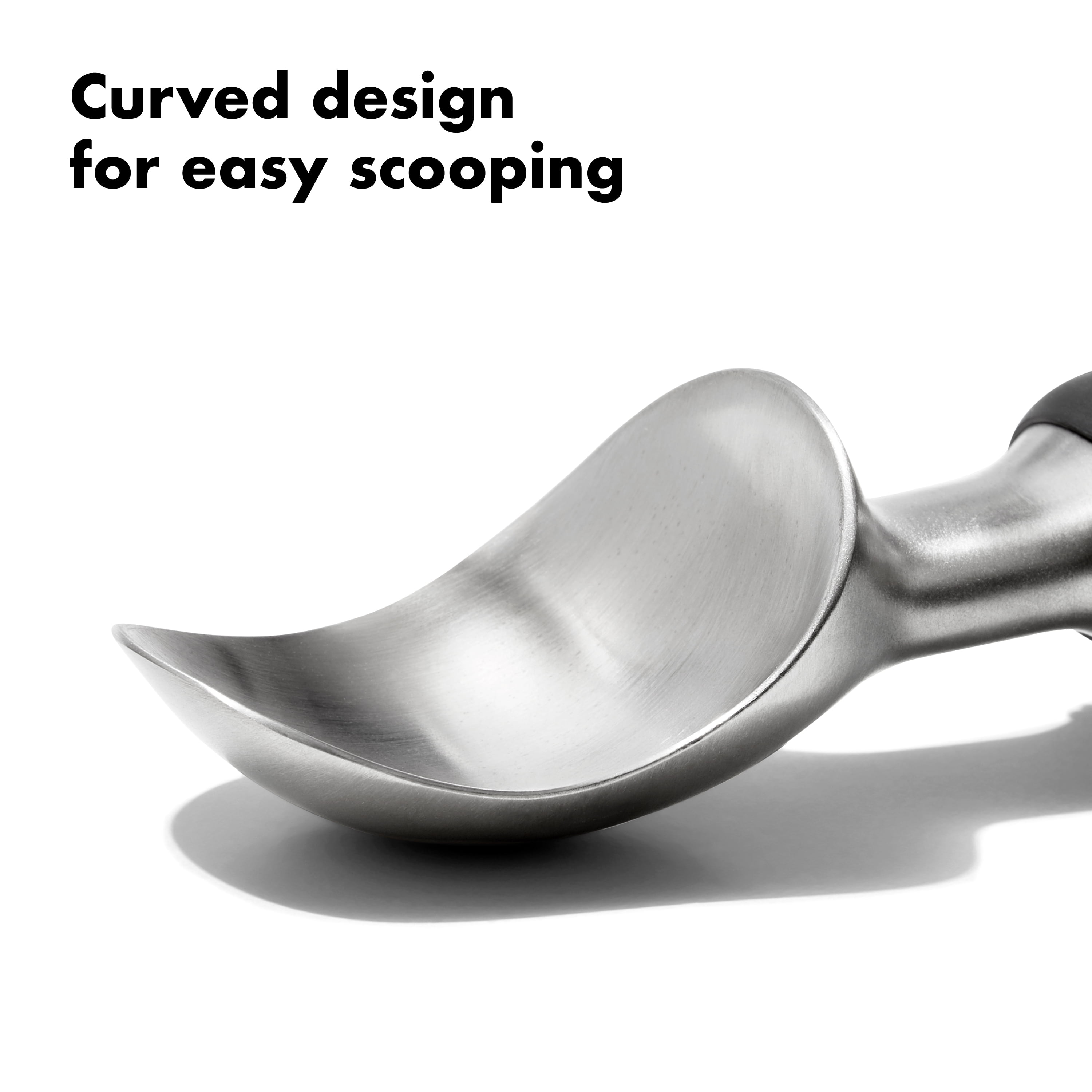 OXO SoftWorks  Stainless Steel Curved Head Ice Cream Solid Scoop