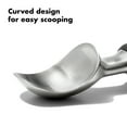 thumbnail image 6 of OXO SoftWorks  Stainless Steel Curved Head Ice Cream Solid Scoop, 6 of 9