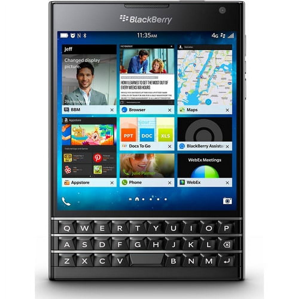 BlackBerry Passport 32GB Unlocked Smartphone, Black