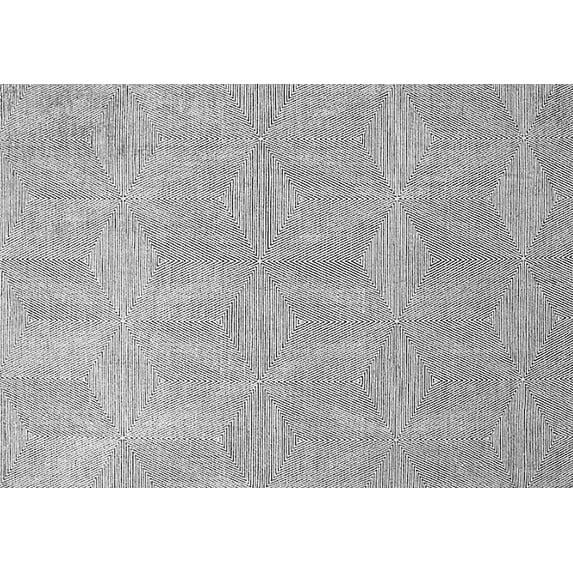Ahgly Company Indoor Rectangle Solid Gray Modern Area Rugs, 2' x 3'