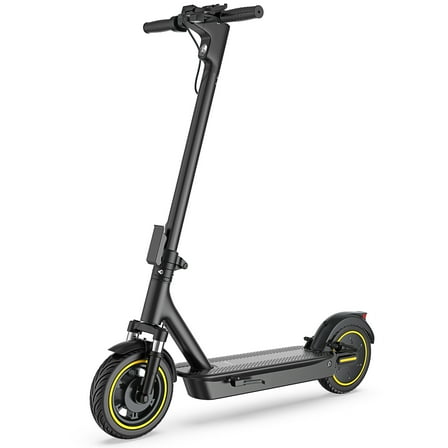 AOVOPRO ESMAX 500W 10' Foldable Electric Scooter for Adults with Air Tire and Dual Shock Absorption, Dual Braking