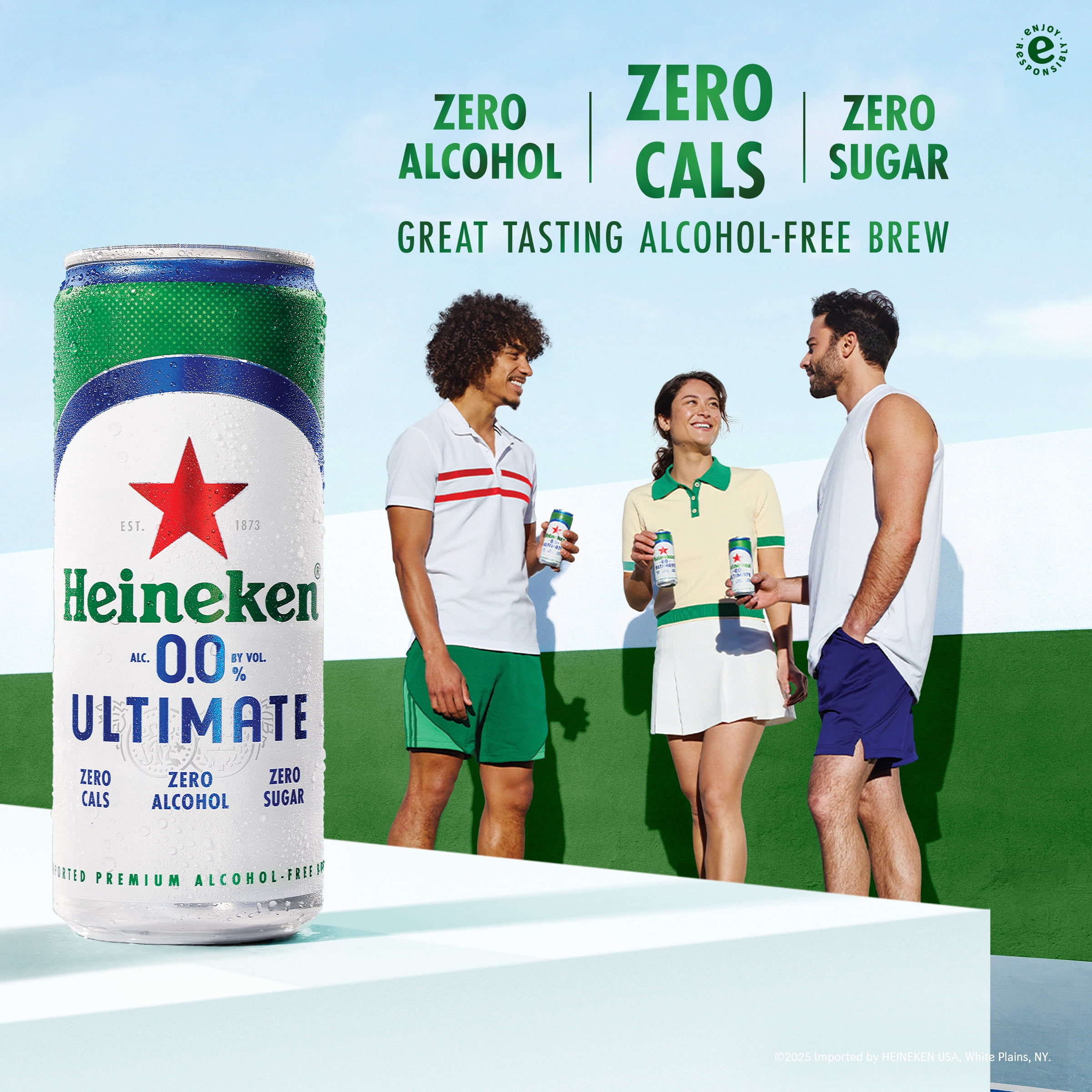 Heineken 0.0 Ultimate Non-Alcoholic Beer, 12 pack, 11.2 fl oz Cans