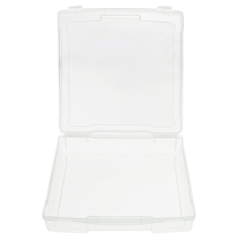 6 Pack Small Plastic Storage Bins (10.2 x 7.3 x 3.9 in) – Paperage