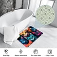 thumbnail image 3 of Cat Non-Slip Machine Washable Polyester Kitchen Mat Indoor Rug Kitchen Rug, 3 of 6