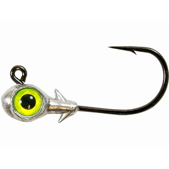 Z-Man Trout Eye Finesse 3/16oz Darter Jighead Chartreuse