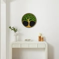 thumbnail image 5 of Life Tree Moss Metal Wall Art, 5 of 6