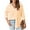 Orange, variant on Weardear Womens Button Down Shirts Striped Classic Long Sleeve Collared Office Work Blouses Tops with Pocket