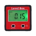 thumbnail image 1 of Level Angle Meter Digital Protractor Inclinometer Electronic Level Magnetic Base Measuring Tool Red, 1 of 8