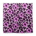 thumbnail image 2 of Yayeee Shower Curtain with Hooks 72"x72" Waterproof Fabric Bathroom Hanging Decor, Purple Floral Leopard Pattern, 2 of 5