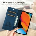 thumbnail image 6 of Allytech Wallet Case for iPhone 14 Pro 6.1 inch 2022 Released, Kickstand Card Slots Magnetic Closure Folio Flip PU Leather Protective Case for Apple iPhone 14 Pro 5G, Blue, 6 of 7