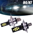 thumbnail image 4 of SharkTRUE 2X H4 Motorcycle 3030 LED Hi-Lo Beam Headlight Head Light 6500K Bulb Lamp 12-24V, 4 of 8