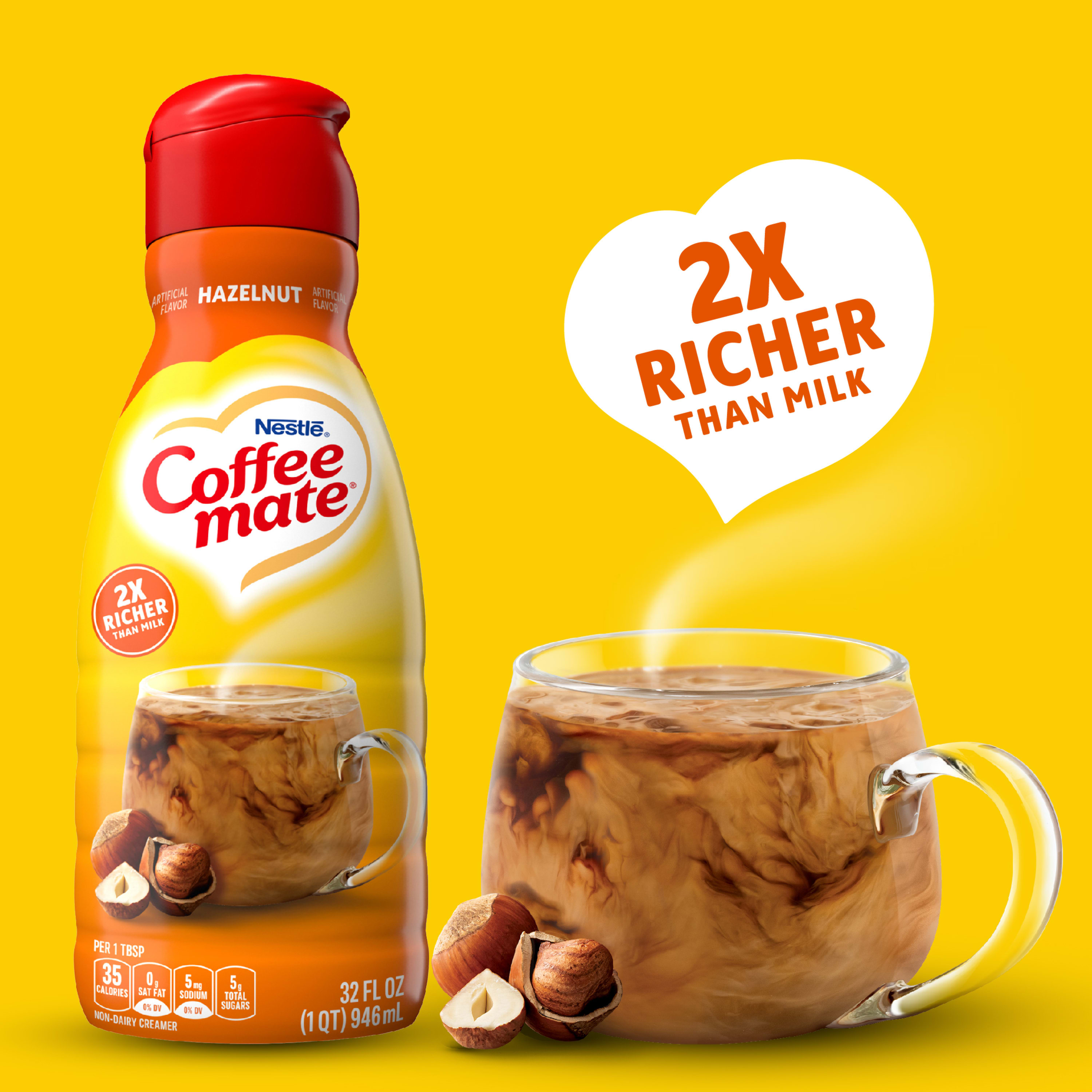 Nestlé Coffee Mate Hazelnut Liquid Coffee Creamer, Costa Rica Ubuy