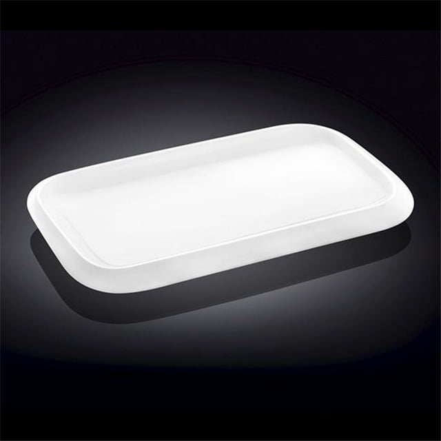 Wilmax 992661 12 x 7 Po Plat&44; Blanc - Pack de 24