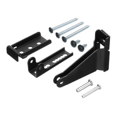 Uxcell Storm Door Closer Bracket, Screen Door Closer Replacement Parts, Repair Jamb Bracket, Black