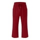 thumbnail image 4 of ICHUANYI ClearanceFashion Womens Casual Solid Color Elastic Loose Pants Straight Wide Leg Trousers With Pocket ICHUANYI WER202308040283, 4 of 5