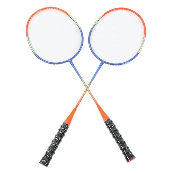 Badminton Racquets Set, Skidproof Handle Badminton Racket 2 Pcs for Gymnasium
