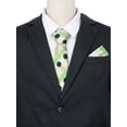 thumbnail image 5 of Conjuntos de corbatas para hombres INSPIRE CHIC, corbatas de lunares con pañuelo a juego para bodas y negocios Colorido 2, 5 of 5