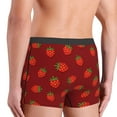 thumbnail image 4 of Kdxio Men's Boxer Briefs with Strawberry Print - Comfortable and Breathable Underwear for Everyday Wear, 4 of 7