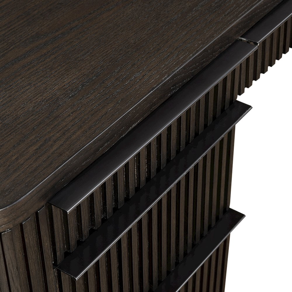 Martin Furniture Tulane Pedestal L-Desk, Pedestal L-Desk with Open Return