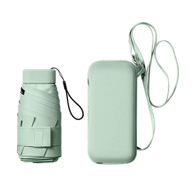 Paraguas de bolsillo para exteriores de verano anti-ultravioleta, protector solar de doble uso soleado y lluvioso, paraguas de bolsillo portátil compacto anti-ultravioleta Wmkox2528yii hfskjfh2521
