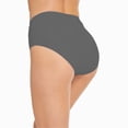thumbnail image 4 of Hessimy Women's Swim Bottom High Waist Retro Basic Full Coverage Bikini Tankini Swimsuit Briefs(Grey,M), 4 of 6