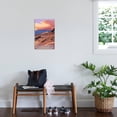 thumbnail image 3 of Art.com Sleeping Bear Dunes National Lakeshore - Dunes Sunset and Bear Stretched Canvas Print Wall Art by Lantern Press, 16" x 24", 3 of 4