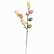 Matoen Artificial Easter Eggs and Berries Decorative Spring Floral Stems Easter Floral Picks Easter Egg Twig Branches Floral Arrangement Centerpiece Wreath Decoration